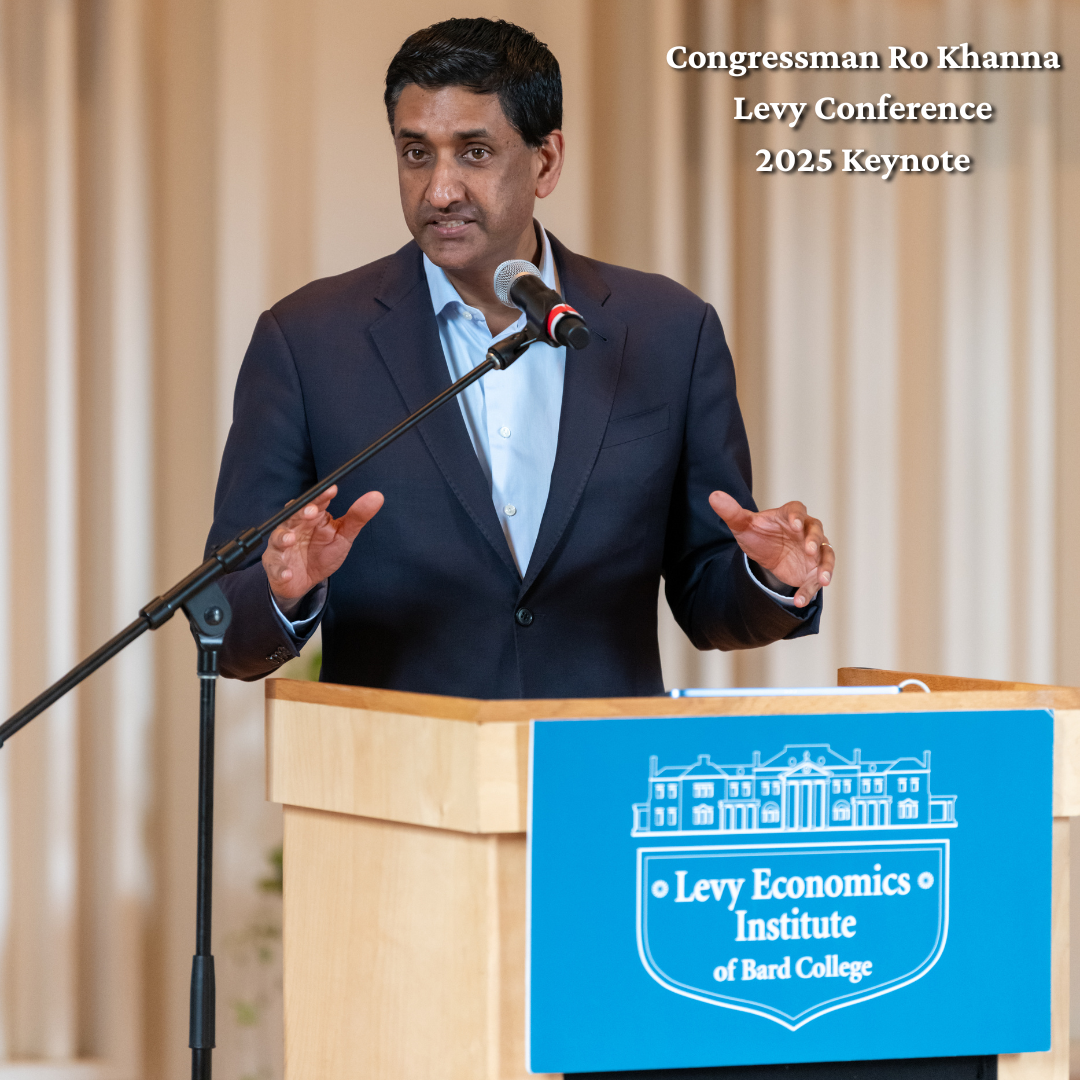 Congressman Ro Khanna
2025 Levy Conference Keynote Speaker